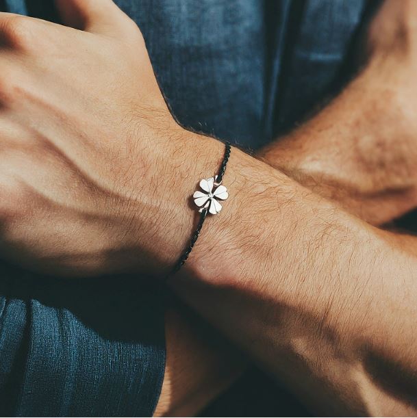 Four Leaf Clover Bracelet for Men: Bring Good Luck and Style to Your Day