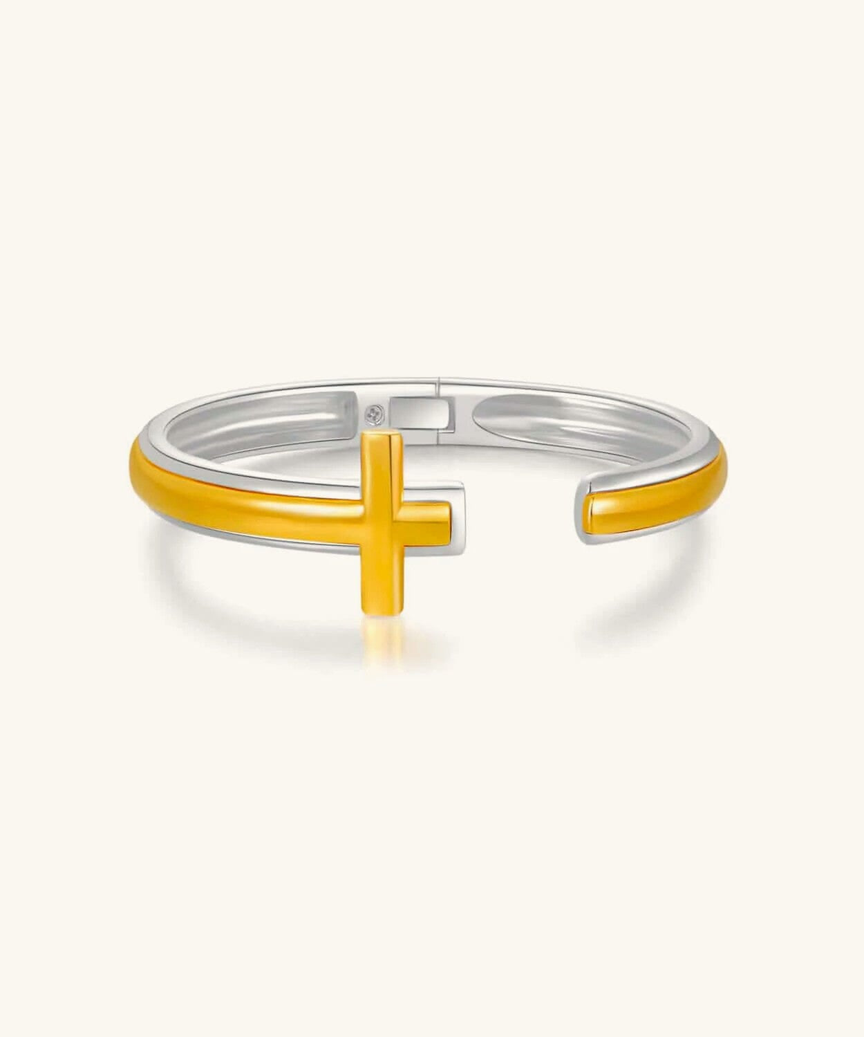 24K Gold Cross Bracelet Saurin Jiya