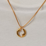 24K Gold Duel Panther Pendant Saurin Jiya
