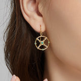 24K Gold Enchanted Emerald Earring Saurin Jiya