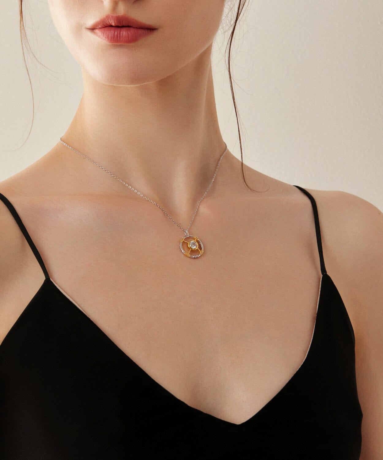 24K Gold Enchanted Emerald Necklace Saurin Jiya