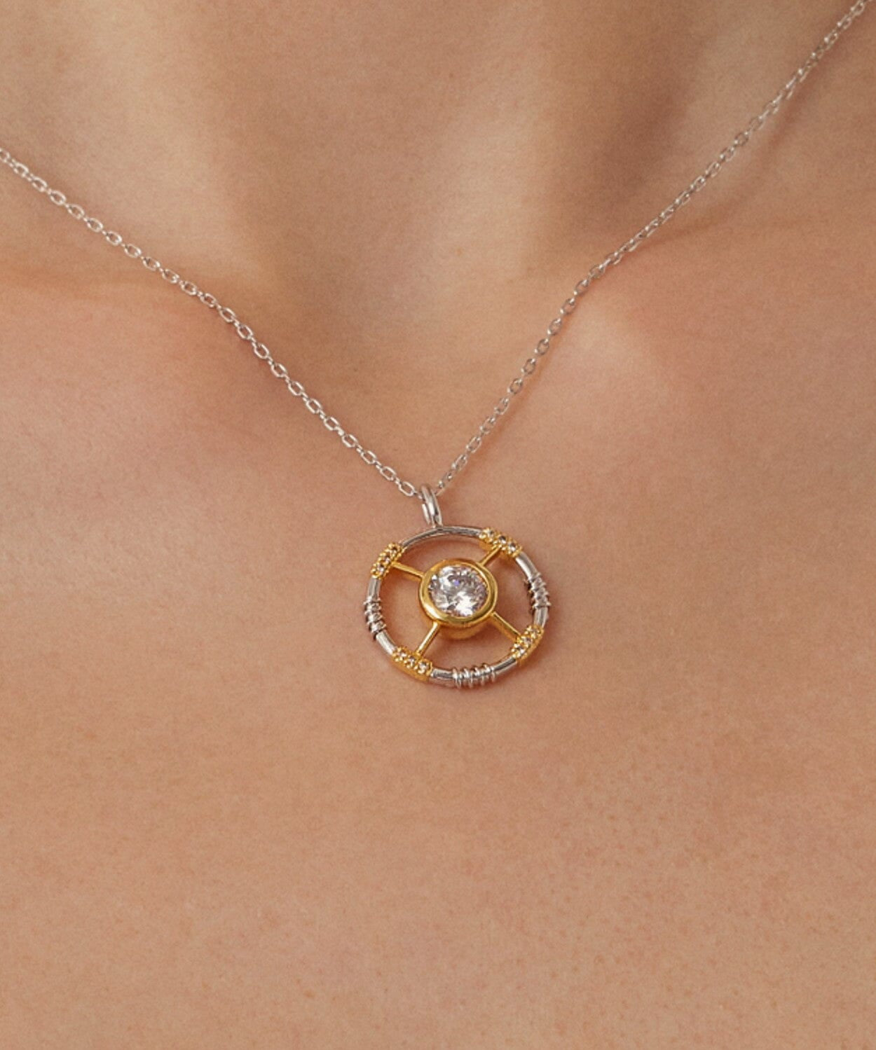 24K Gold Enchanted Emerald Necklace Saurin Jiya
