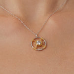 24K Gold Enchanted Emerald Necklace Saurin Jiya