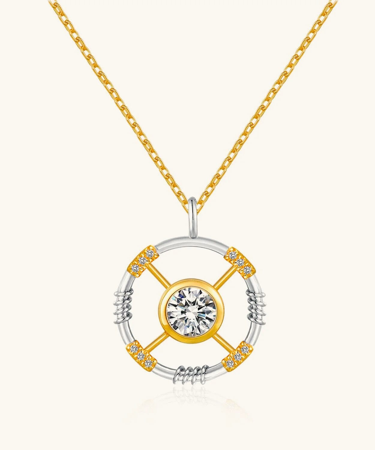 24K Gold Enchanted Emerald Necklace Saurin Jiya