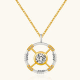 24K Gold Enchanted Emerald Necklace Saurin Jiya
