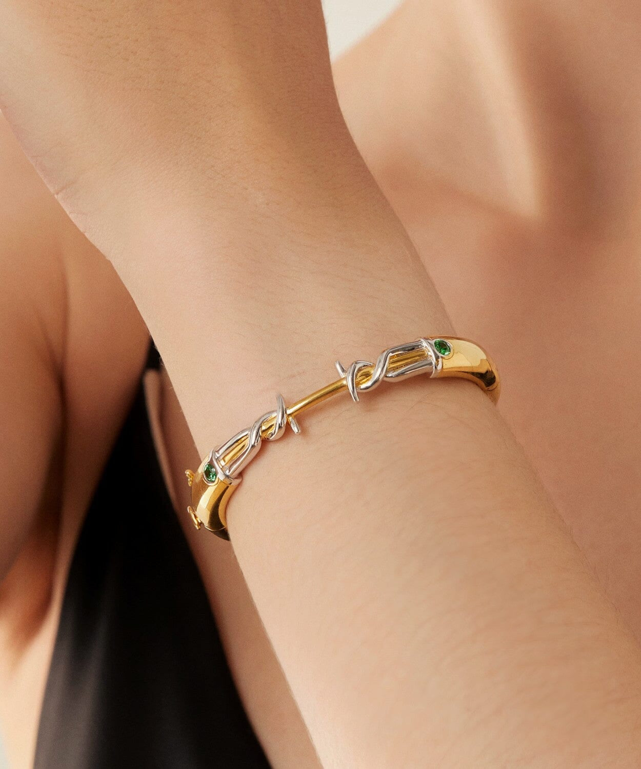24K Gold Enchanted Vine Bracelet Saurin Jiya