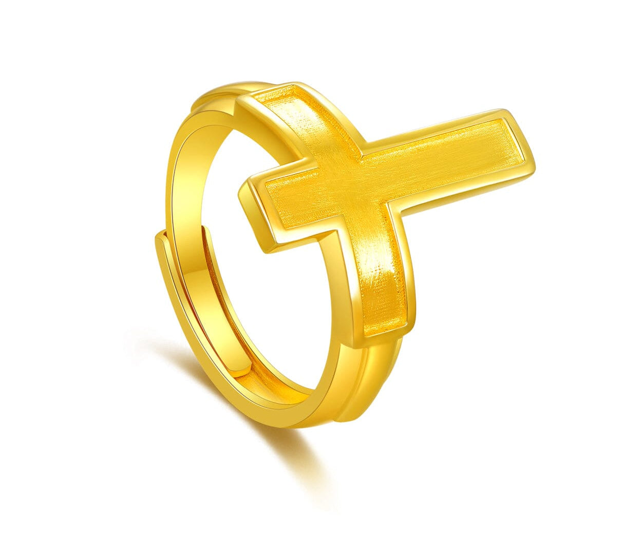 Gold Cross RingHandcrafted Fine Jewelry