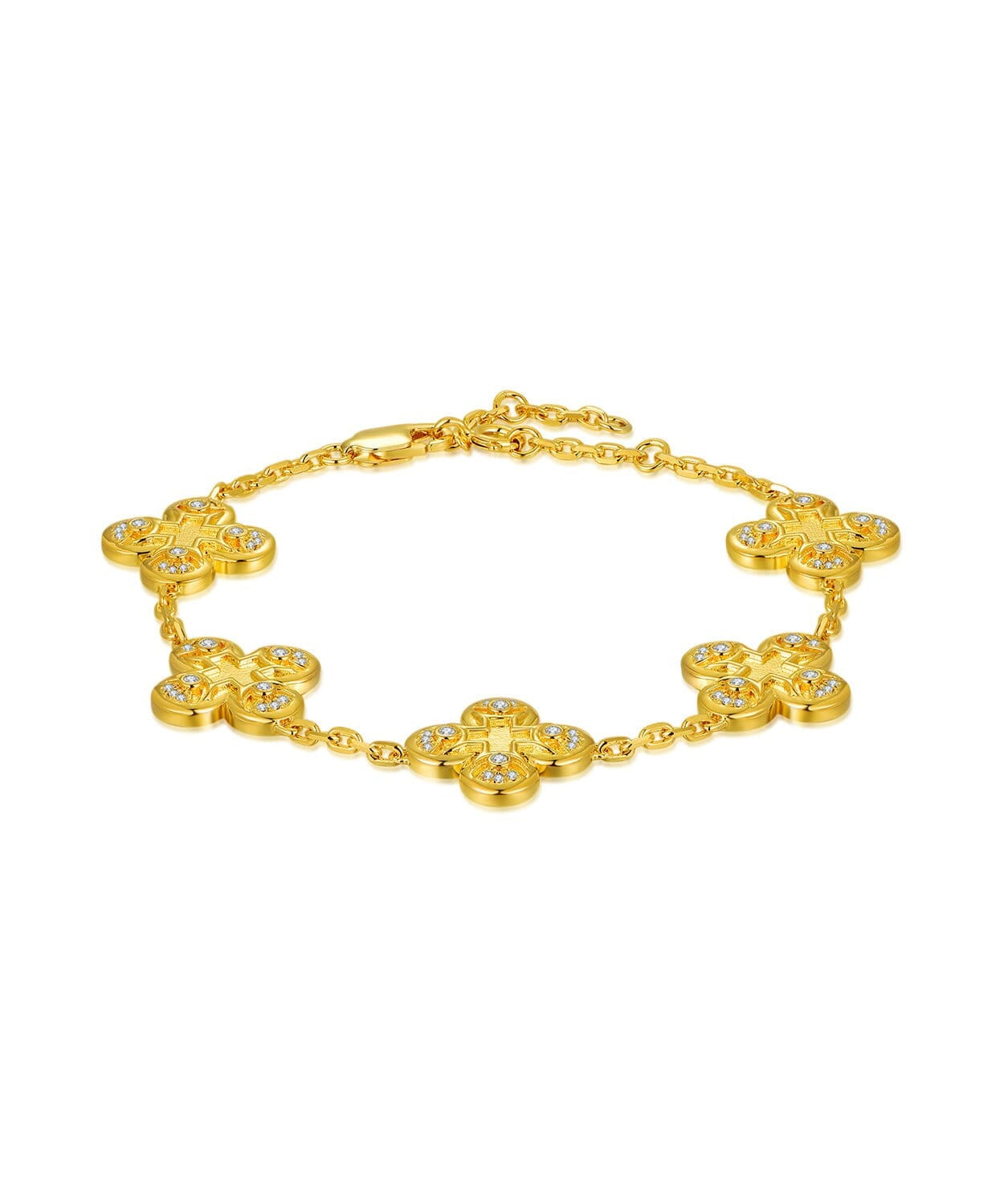 Gold Clover Bracelet