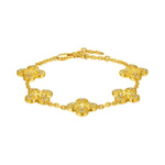 Gold Clover Bracelet