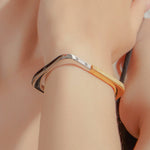 24k Gold Love Lock Bracelet Saurin Jiya