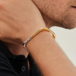 24k Gold Love Lock Bracelet Saurin Jiya
