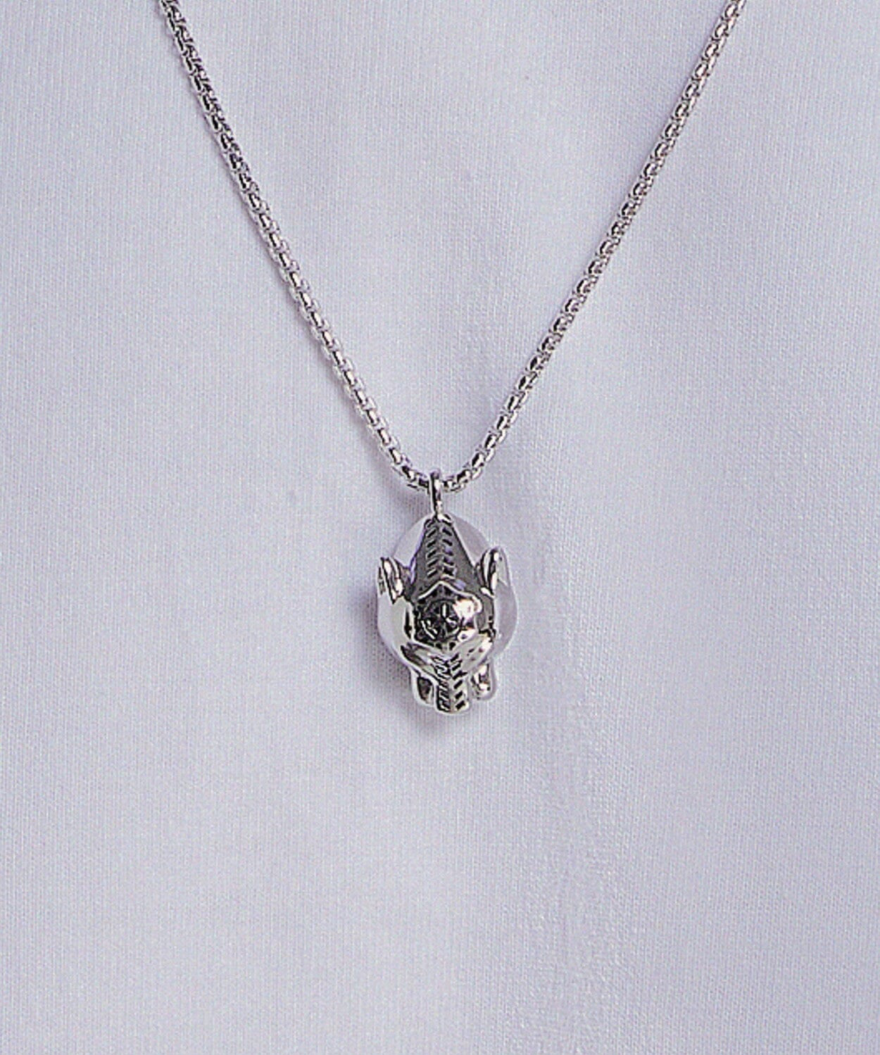 24K White Gold Panther Pendant Saurin Jiya