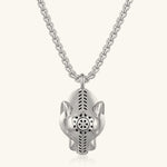 24K White Gold Panther Pendant Saurin Jiya