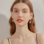 24K Yellow Gold Leopard Earring Saurin Jiya