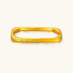 24K Yellow Gold Locking Bracelet Saurin Jiya