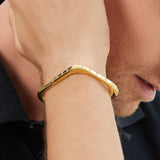 24K Yellow Gold Locking Bracelet Saurin Jiya