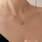 24K Gold Enchanted Emerald Necklace Saurin Jiya