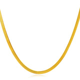 Herringbone Gold Chain