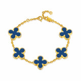 Blue Clover Bracelet