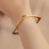 24k Gold Love Lock Bracelet Saurin Jiya