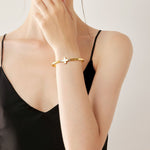 clover gold bracelet