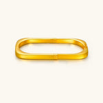 24K Yellow Gold Lock Bracelet Saurin Jiya